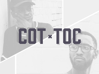 COT ✕ TOC brand hiphop identity logo music rap typography