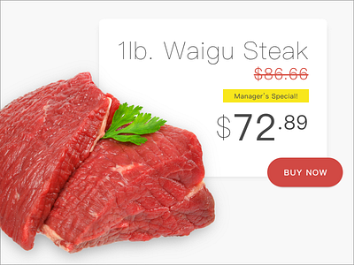 #DailyUI 036 - Special Offer buy cart clearance daily ui ecom ecommerce meat sale shop special