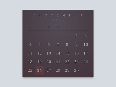 #DailyUI 038 - Calendar calendar daily ui date layout month today ui