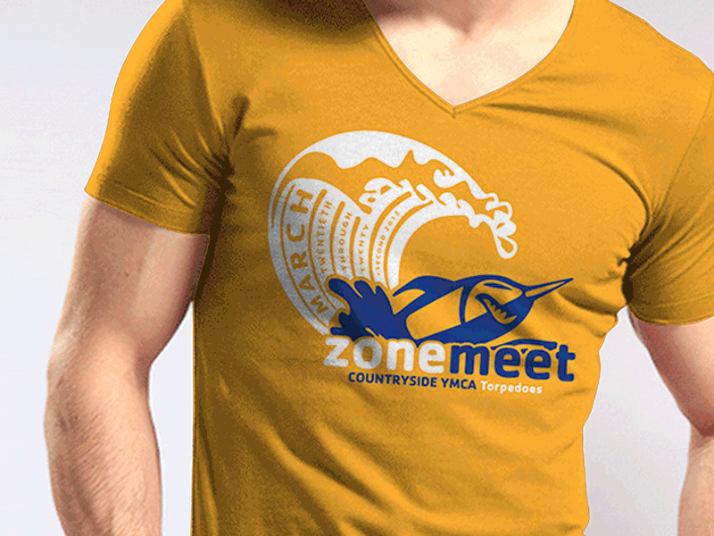 Swim team apparel apparel graphic design shirt sports swimming torpedo ymca