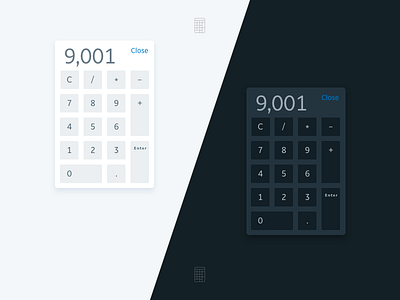 DailyUI - 004 - Calculator