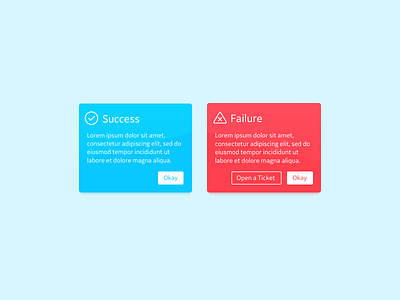 DailyUI - 011 - Flash Message  Error   Success