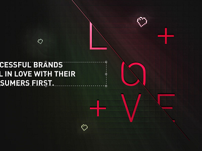 Love Typography 8 bit design heart love pixel type typography