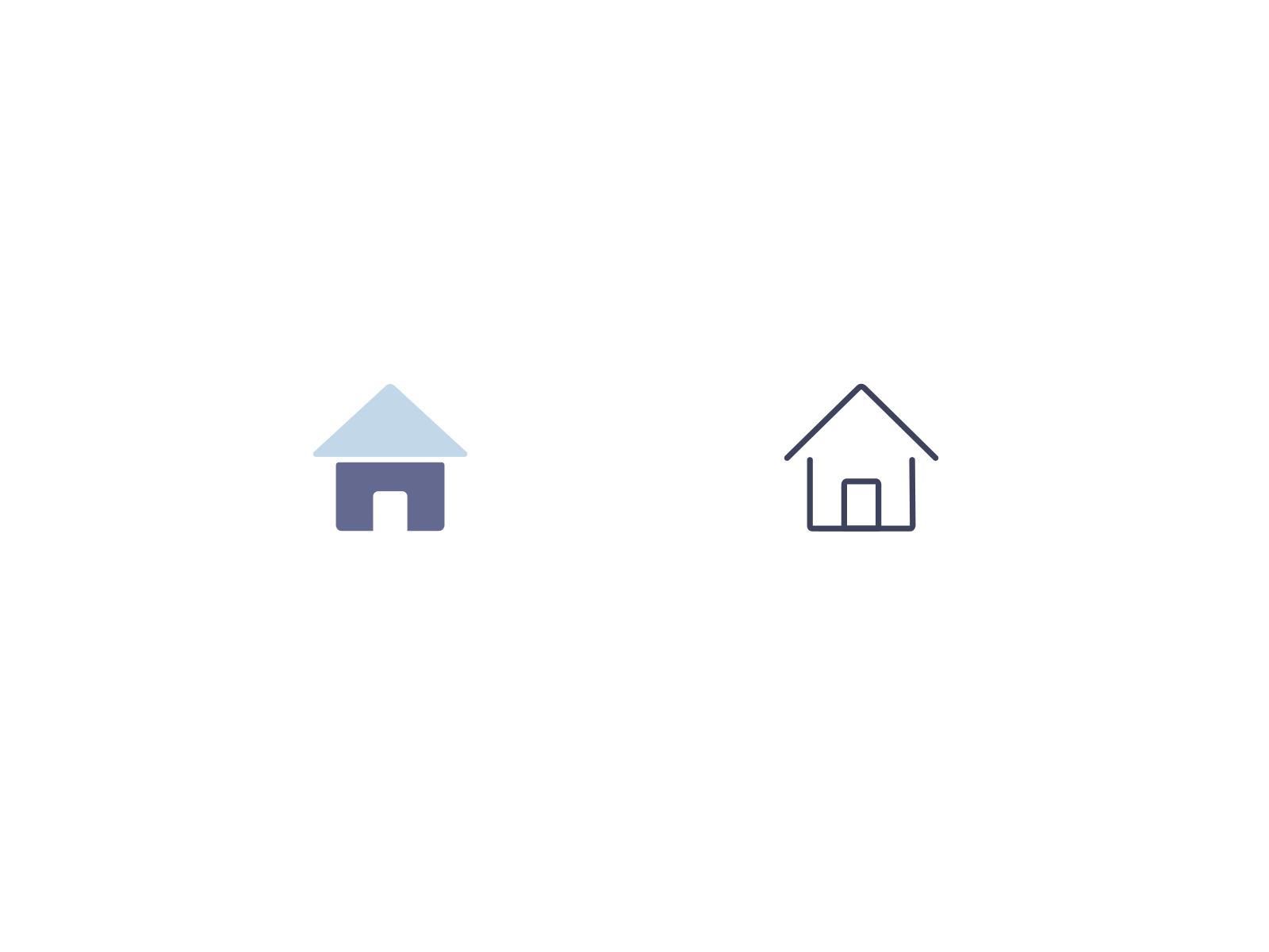 Which home would you prefer? animation concept design flat gif house icon illustration loop microinteraction motiongraphics redfin ui ux