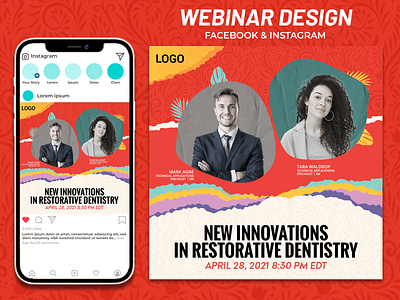 Trendy Webinar Banner Design