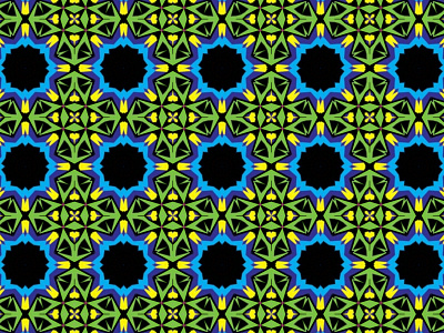 Green And Blue Fractal