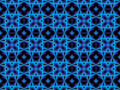 Blue And Purple Square Star Flower Fractal Abstract Design background design flatdesign fractal