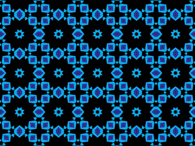 Blue And Black Crystal Square Star Fractal Abstract Design background design flatdesign fractal