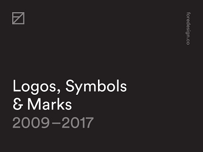 Logos, Symbols & Marks, 2009–2017 branding icon logo minimal simple symbol