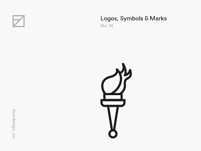 Logos, Symbols & Marks: No. 14 black and white branding icon identity illustration logo minimal