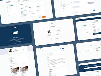 A social impact freelancer Platform cards design freelance hiring platform inspiration job serch messaging product design profile recruitment platform search sign up splash screen ui ux view profile web platform