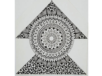 Desire Mandala artwork black white design illustration inspiration mandala