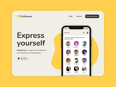 Clubhouse — Landing Page