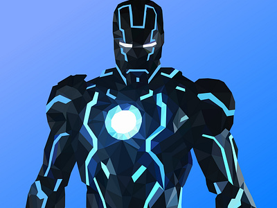 Low Poly Iron Man