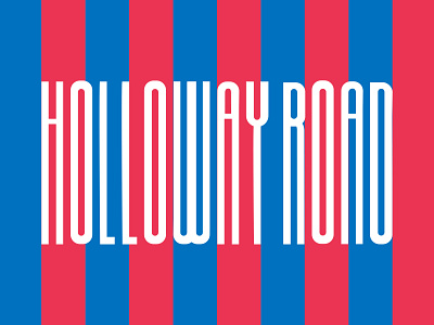 Holloway Road logo brand branding lettering logo london