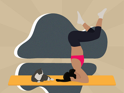 Yoga in vectors #6 design flat illustration illustration illustrator vector