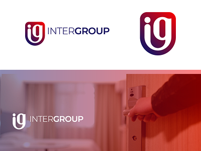 Inter Group branding logo print ui