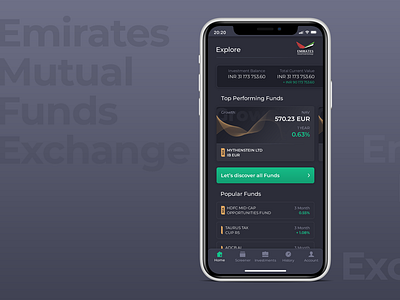 Mutual Funds Trading iOS App