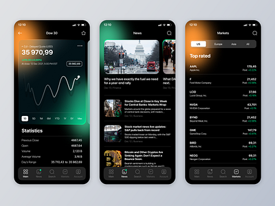 FinTech App UI Concept