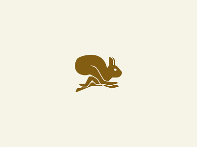 Rabbit animal color design logo simplify