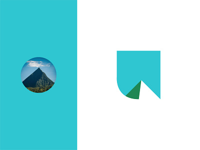 Tusa brand design logo logotype design mark mountain negative space