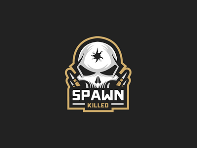 Spawn Killed — Mascot Logo design esports branding esports logo logo mascot skull sports branding sports mascot