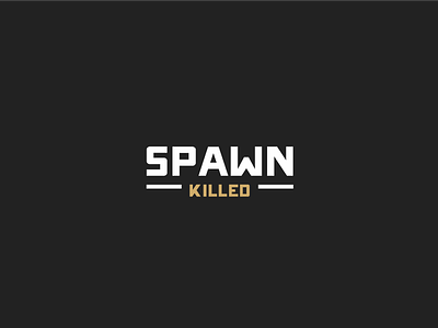 Spawn Killed Wordmark design esports branding esports logo logo sports branding sports mascot text