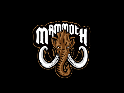 MAMMOTH — Mascot Logo