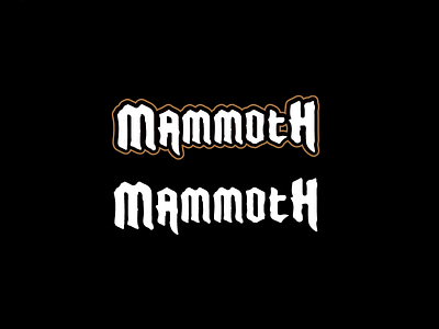 MAMMOTH — Wordmarks