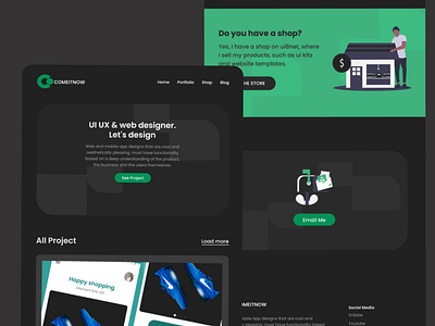 Portfolio - Comeitnow design portfolio ui design uiux web design website design