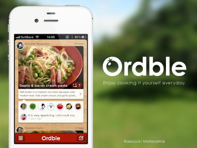 Ordble Project Artwork app design ui design