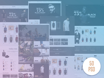 Quato - Fashion eCommerce PSD Template