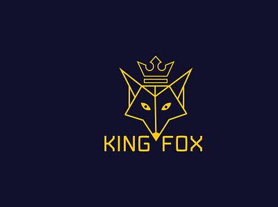 KING FOX LOGO best logo best logo design business logo design illustration logo logo design logodesign minimal modern logo simple logo top logo