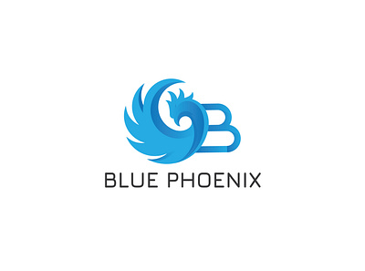 BLUE PHOENIX LOGO best logo best logo design business logo logo logo design logodesign minimalist modern logo simple logo top logo