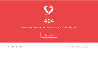 Covet 404 Page