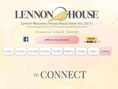 LENNON HOUSE branding design designer designs dribbble logo web design website wordpress design