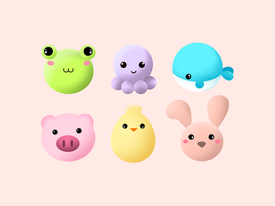 Cute Animals Illustration