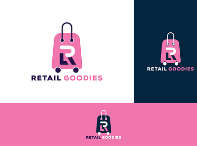 Retail Goodies branding graphic design logo minimalist uniclogo wordmark