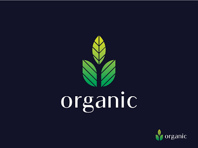 ORGANIC LOGO branding design graphic design icon illustration logo typography ui ux vector