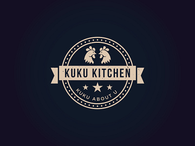 KUKU KITCHEN LOGO branding design graphic design icon illustration logo typography ui ux vector