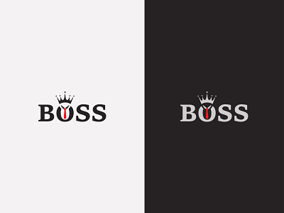 Boss Logo Design 3d animation boss brand branding design graphic design icon illustration logo mascot minimallist motion graphics typography ui ux vector vintage