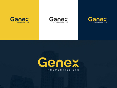 Genex Properties LTD 3d animation branding design dribble genex graphic design illustration japan logo logos ltd motion graphics properties typography ui