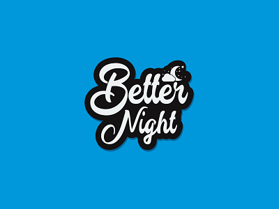 Better Night  calligraphy logo