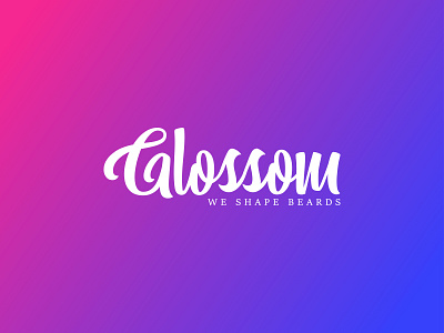 GLOSSOM TYPOGRAPHY LOGO DESIGN