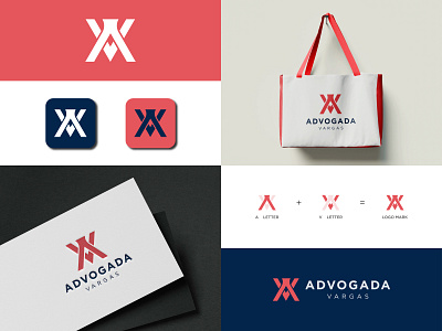 A+V MONOGRAM  LOGO DESIGN