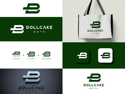 DOLLCAKE BOYS LOGO DESIGN branding creativelogo design design logo graphic design icon illustration logo logos minimalist typography ui ux vector