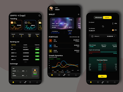 CRYPTO-X crypto crypto wallet crypto x cryptocurrency currency wallet wallet