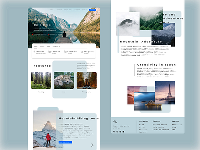 Travel Website Design