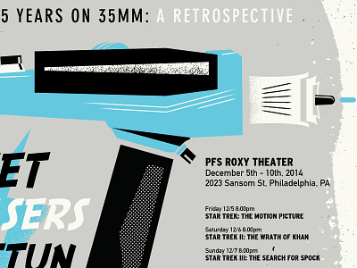 Set Phasers to Stun comic star trek typography