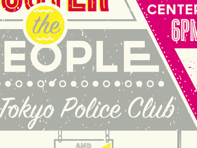 Foster 1 foster the people kimbra mann center philadelphia signage silver tokyo police club vintage